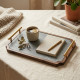 Wooden Tray Set 2 Pcs